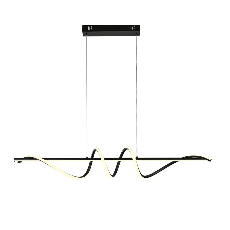 Pakabinamas šviestuvas Bastelo LED 40W 3000, 4000, 6000K Juoda (PND-24154-BK)