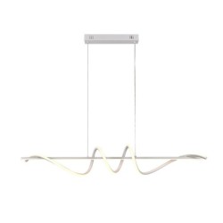 Pakabinamas šviestuvas Bastelo LED 40W 3000, 4000, 6000K Balta (PND-24154-WH)