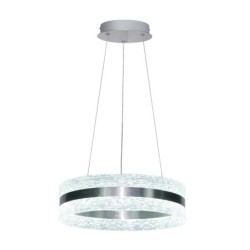 Pakabinamas šviestuvas Blera LED 24W 3000, 4000, 6000K Satino, Chromo (PND-98273-SCHR)