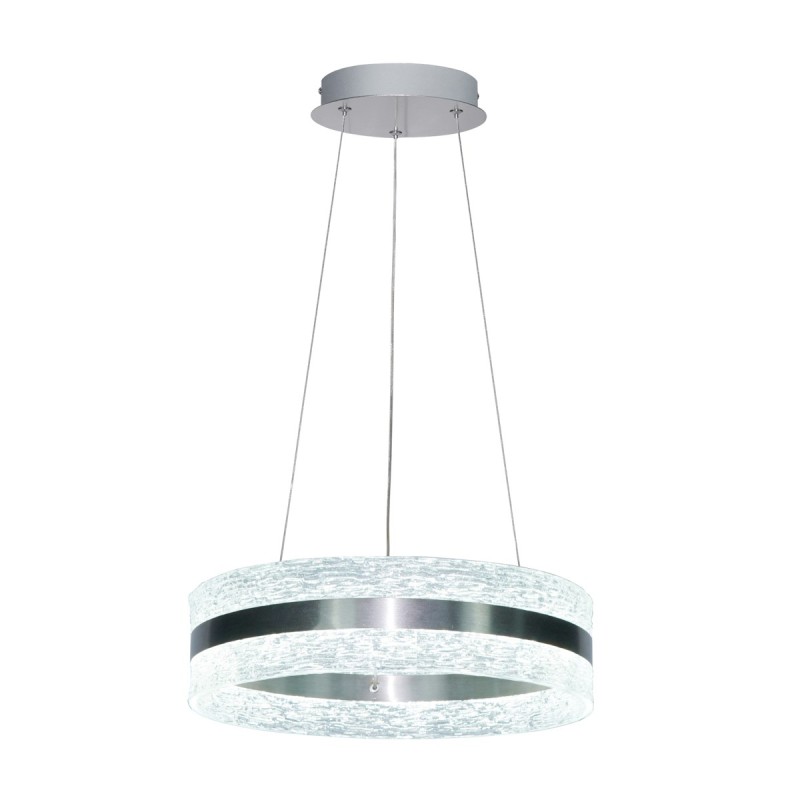 Pakabinamas šviestuvas Blera LED 24W 3000, 4000, 6000K Satino, Chromo (PND-98273-SCHR)