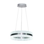 Pakabinamas šviestuvas Blera LED 24W 3000, 4000, 6000K Satino, Chromo (PND-98273-SCHR)