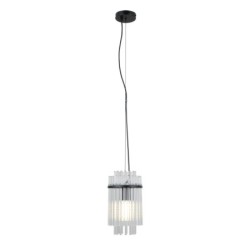 Pakabinamas šviestuvas Bonte 1xE27 Juoda (PND-40929-1A-BK)