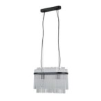 Pakabinamas šviestuvas Bonte 2xE27 Juoda (PND-40929-2A-BK)