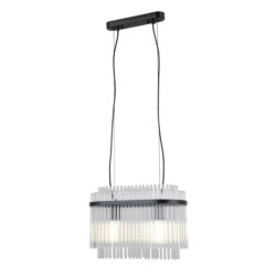 Pakabinamas šviestuvas Bonte 2xE27 Juoda (PND-40929-2A-BK)