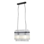 Pakabinamas šviestuvas Bonte 2xE27 Juoda (PND-40929-2A-BK)
