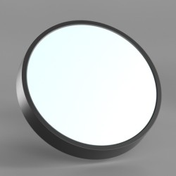Lubinis šviestuvas Botta LED 32W 2800, 4000, 6000K Juoda (PLF-63746-L-BK)