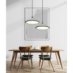 Pakabinamas šviestuvas Cabras LED 30W 3000, 4000, 6000K Juoda (PND-02123-BK)