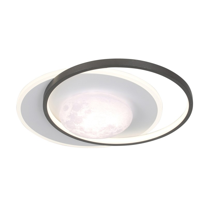 Lubinis šviestuvas Desulo LED 40W 3000, 4000, 6000K Juoda (PLF-02727-M-BK)