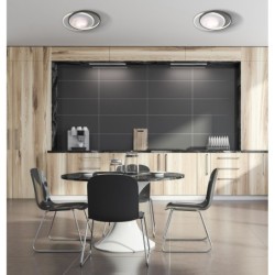 Lubinis šviestuvas Desulo LED 30W 3000, 4000, 6000K Juoda (PLF-02727-S-BK)