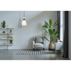 Pakabinamas šviestuvas Domali 1xE27 Pilka (PND-36816-1D-BK-WH)