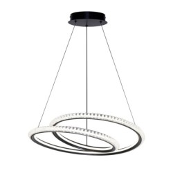 Pakabinamas šviestuvas Kortia LED 35W 3000, 4000, 6000K Juoda (PND-64873-BK)