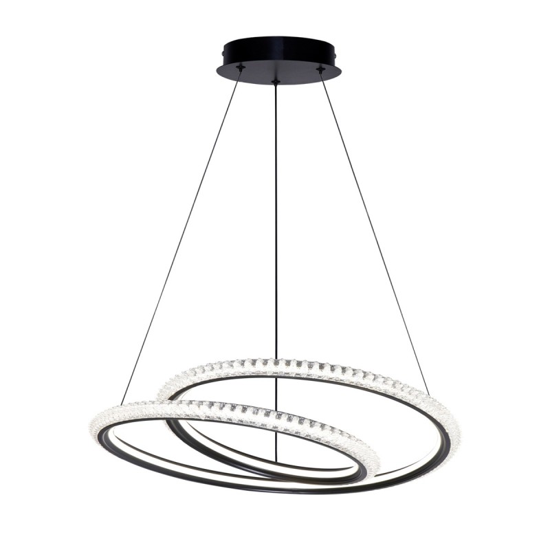 Pakabinamas šviestuvas Kortia LED 35W 3000, 4000, 6000K Juoda (PND-64873-BK)