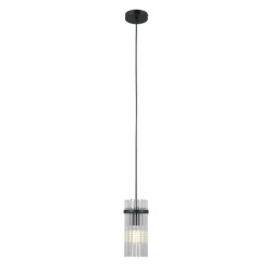 Pakabinamas šviestuvas Merto 1xE14 Juoda (PND-40930-1A-BK)