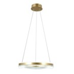 Pakabinamas šviestuvas Morte LED 40W 3000, 4000, 6000K Aukso (PND-34535-M-GD)