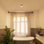 Lubinis šviestuvas Nefis LED 9W 2800, 4000, 6000K Juoda (PLF-53628-BK)