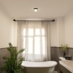 Lubinis šviestuvas Nefis LED 9W 2800, 4000, 6000K Juoda (PLF-53628-BK)