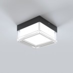 Lubinis šviestuvas Nefis LED 9W 2800, 4000, 6000K Juoda (PLF-53628-BK)