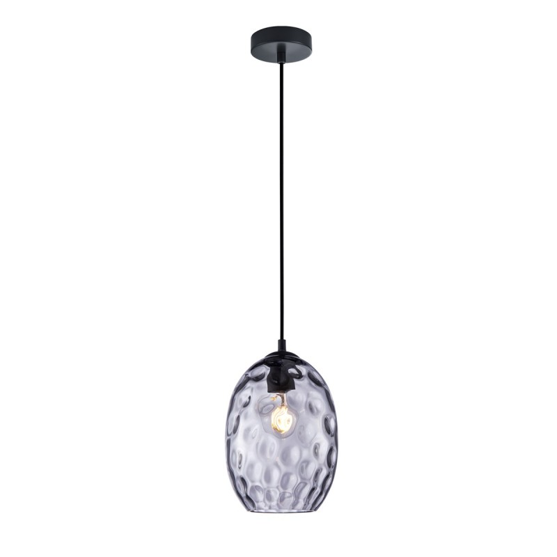 Pakabinamas šviestuvas Novala 1xE27 Juoda (PND-3031-1-BK-SG)