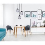 Pakabinamas šviestuvas Novala 3xE27 Juoda (PND-3031-3A-BK-SG)