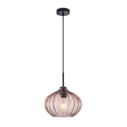 Pakabinamas šviestuvas Pansol 1xE27 Juoda (PND-2940-1S-BK-CF)