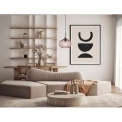 Pakabinamas šviestuvas Pansol 1xE27 Juoda (PND-2940-1S-BK-CF)