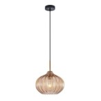 Pakabinamas šviestuvas Pansol 1xE27 Aukso, Žalvario (PND-2940-1S-BRO-AMB)