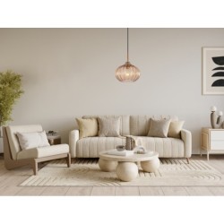 Pakabinamas šviestuvas Pansol 1xE27 Aukso, Žalvario (PND-2940-1S-BRO-AMB)