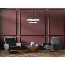 Pakabinamas šviestuvas Pantal LED 36W 3000, 4000, 6000K Juoda (PND-34533-2L-BK)