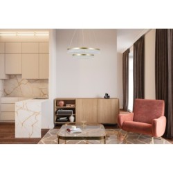 Pakabinamas šviestuvas Pantal LED 36W 3000, 4000, 6000K Aukso (PND-34533-2L-GD)