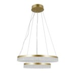 Pakabinamas šviestuvas Pantal LED 36W 3000, 4000, 6000K Aukso (PND-34533-2L-GD)