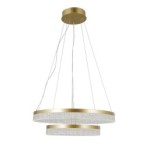 Pakabinamas šviestuvas Pantal LED 36W 3000, 4000, 6000K Aukso (PND-34533-2L-GD)