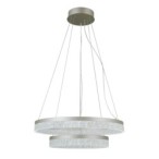 Pakabinamas šviestuvas Pantal LED 36W 3000, 4000, 6000K Sidabro (PND-34533-2L-SILV)