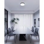 Lubinis šviestuvas Rilta LED 18W 2800, 4000, 6000K Juoda (PLF-73527-S-BK)