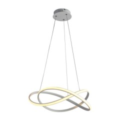 Pakabinamas šviestuvas Rumio LED 40W 3000, 4000, 6000K Balta (PND-23917-WH)