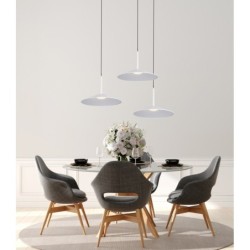 Pakabinamas šviestuvas Sardena LED 9W 3000, 4000, 6000K Balta (PND-01510-S-WH)