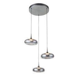 Pakabinamas šviestuvas Tenele LED 21W 3000K Sidabro (PND-24028-3A-SILV)