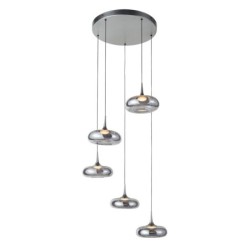 Pakabinamas šviestuvas Tenele LED 35W 3000K Sidabro (PND-24028-5A-SILV)