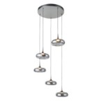 Pakabinamas šviestuvas Tenele LED 35W 3000K Sidabro (PND-24028-5A-SILV)