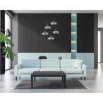 Pakabinamas šviestuvas Tenele LED 35W 3000K Sidabro (PND-24028-5A-SILV)