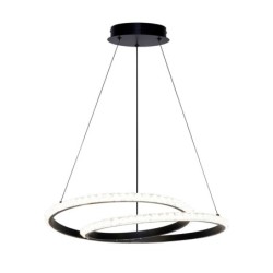 Pakabinamas šviestuvas Zalto LED 32W 3000, 4000, 6000K Juoda (PND-12436-BK)