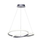 Pakabinamas šviestuvas Zalto LED 32W 3000, 4000, 6000K Sidabro (PND-12436-SILV)