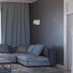 Sieninis šviestuvas Duchess G9 1x MAX 40W (Chromo)
