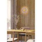 Sieninis šviestuvas Sun 14W Integruotas LED Auksinė