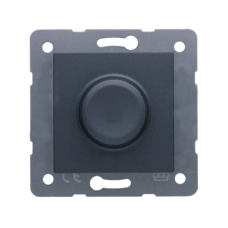 LED SMART reguliatorius - dimeris NOVELLA Antracito (be rėmelio)