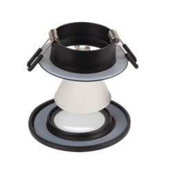 Įmontuojamas šviestuvas TALU IP44 DSO-B 10W juoda Gx5,3/GU10