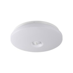 Lubinis šviestuvas FOGLER E 12W NW LED SMD balta IP20 su PIR judesio davikliu