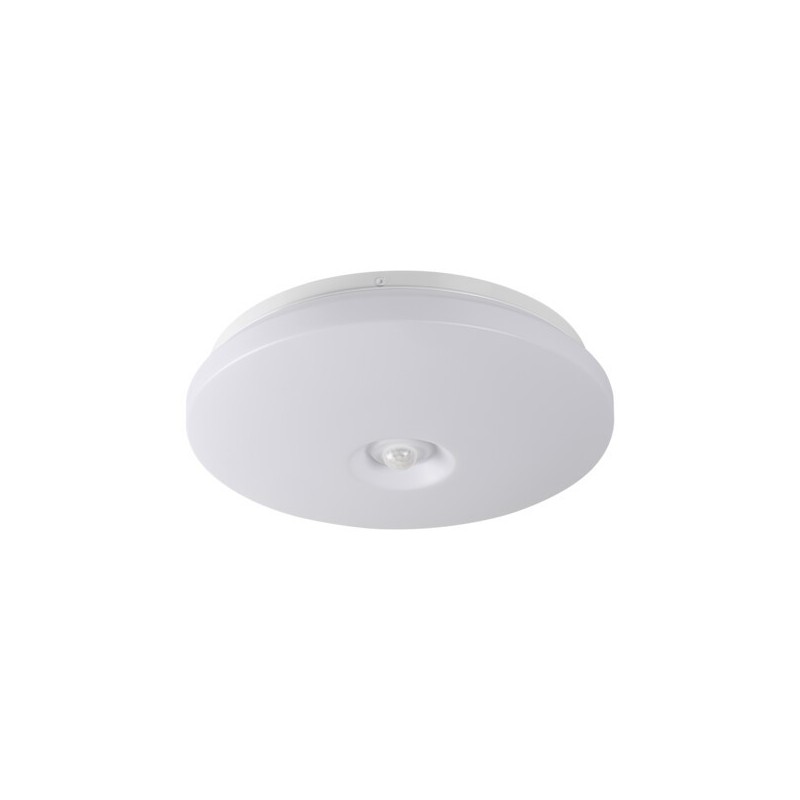 Lubinis šviestuvas FOGLER E 12W NW LED SMD balta IP20 su PIR judesio davikliu
