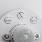 Lubinis šviestuvas FOGLER E 17W NW LED SMD balta IP20 su PIR judesio davikliu