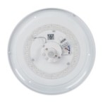Lubinis šviestuvas FOGLER E 17W NW LED SMD balta IP20 su PIR judesio davikliu