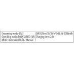 LED linijinis šviestuvas MAH PRO EM 38W 12R-NW 4000K 1200mm
